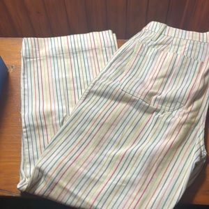 Madewell Rainbow Stripe Emmet Pants